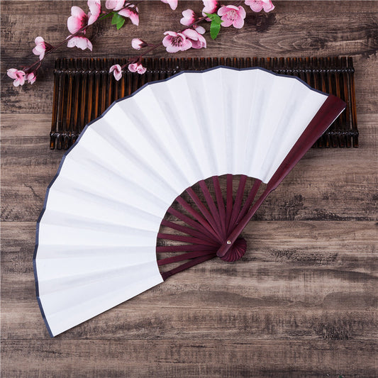 Double-sided silk fan