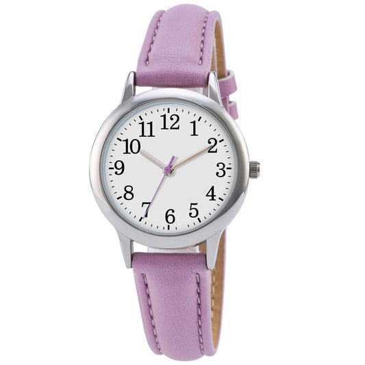 Women's waterproof belt quartz watch