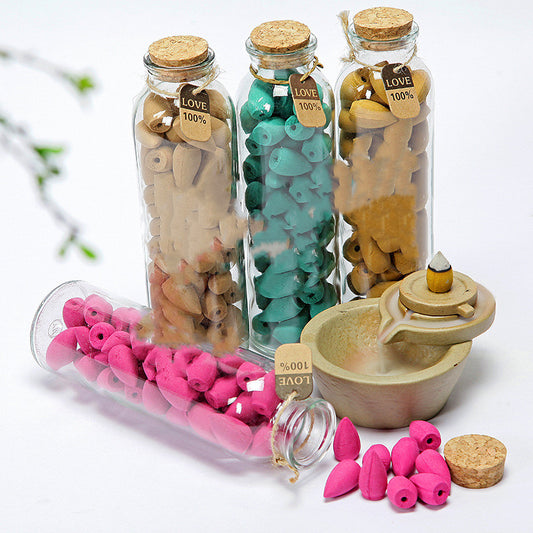 Indoor Aromatherapy Backflow Tower Incense Bullet