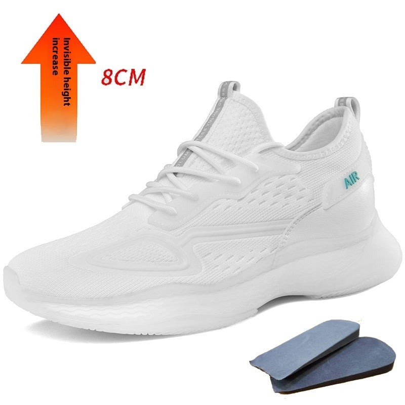 Korean Men's Shoes Flyknit Breathable Clunky Sneakers