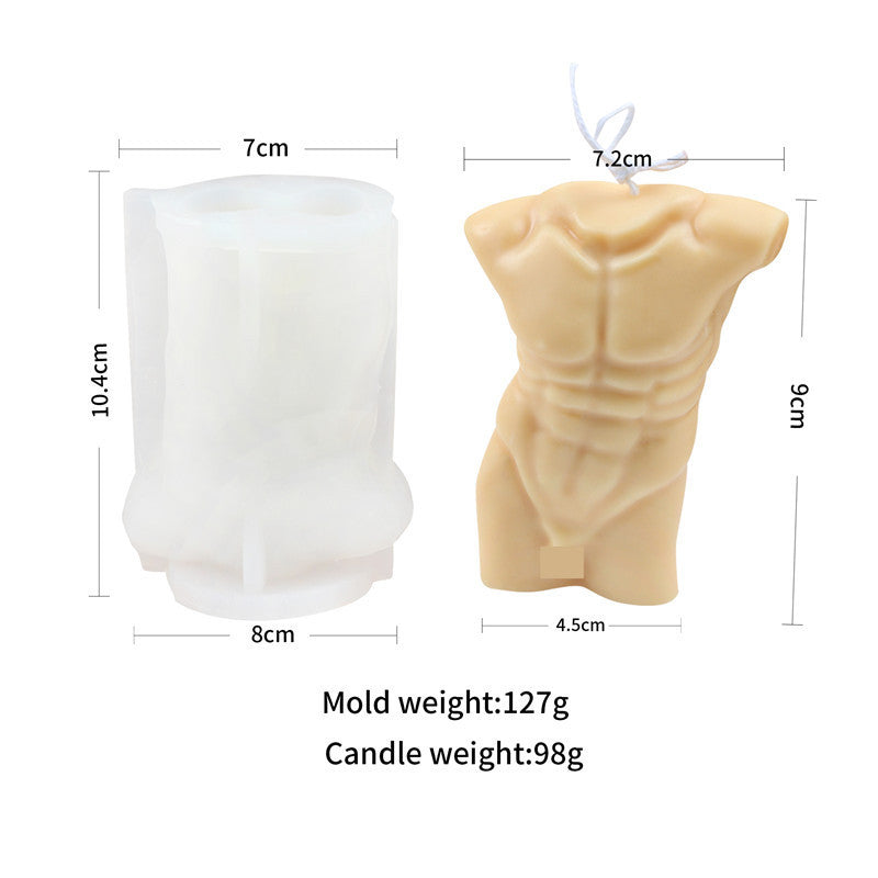 Classic Pregnant Woman Body Silicone Mould Aromatherapy Wax
