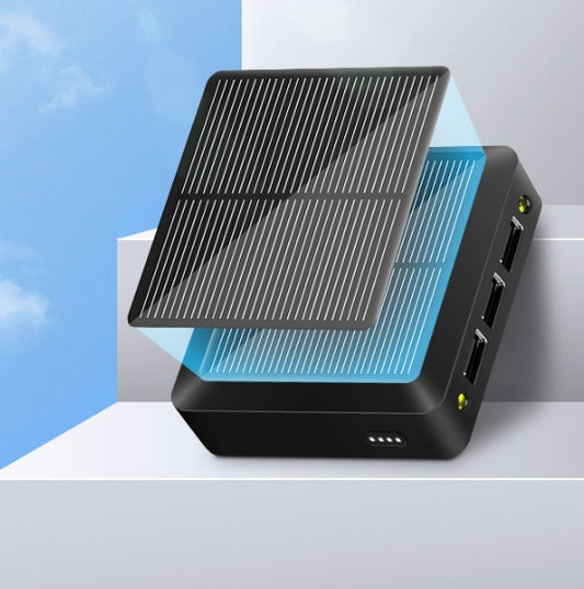 The Solar Power Bank Is Small And Portable