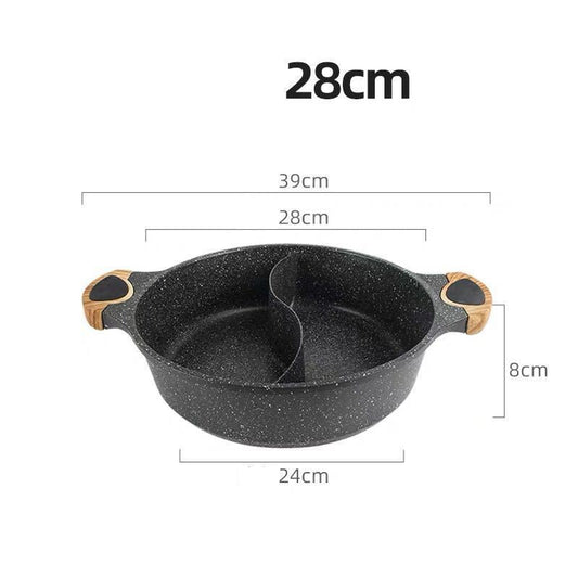 Maifan Stone Mandarin Duck Hot Pot Household Non-stick