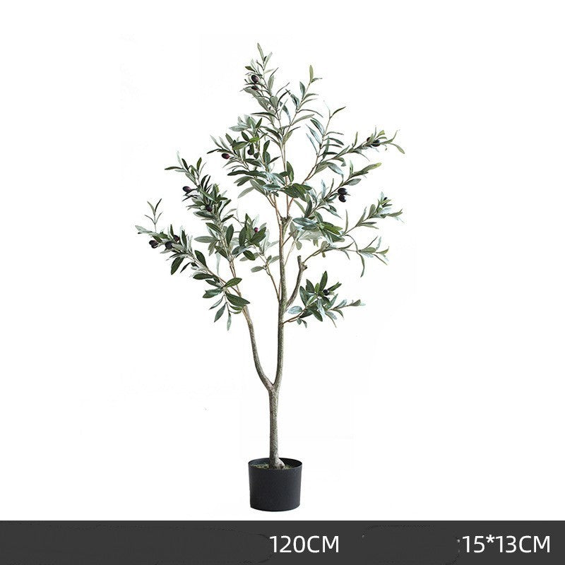 Large Simulation Plant Olive Tree Indoor Window Decoration Simulation Tree