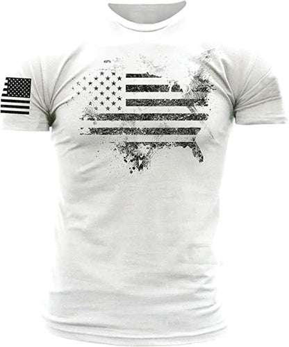 American Acid 1776 Us Flag Men Clothing T-Shirt Funny Whiske
