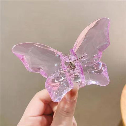 Korean Super Fairy Butterfly Hairpin Frosted Shark Headgear