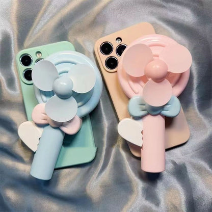 Lollipop Hand Fan Drop-resistant Soft Phone Case