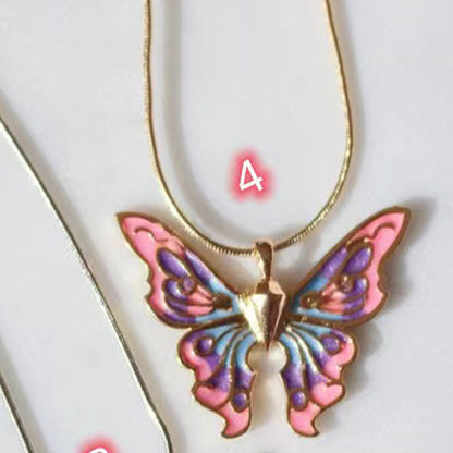 New Fashion Pearl Butterfly Necklace