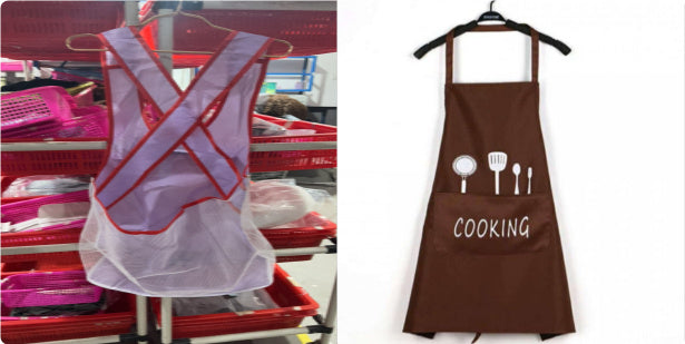 Korean style simple cutlery cotton apron