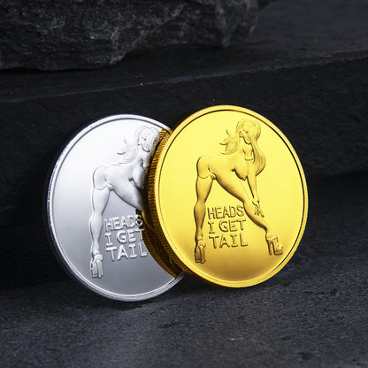 Metal Commemorative Coins Lucky Gifts Gold Plate
