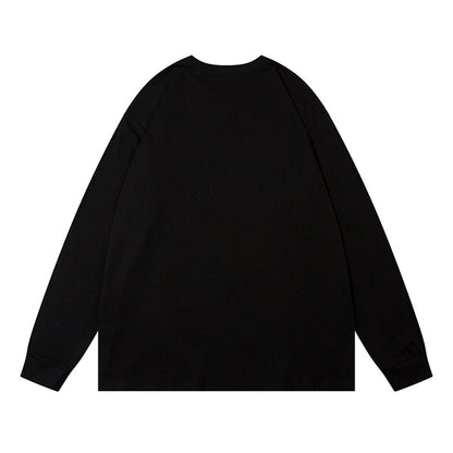 Men's Cotton Casual Round Neck Cartoon Anime Print T-shirt