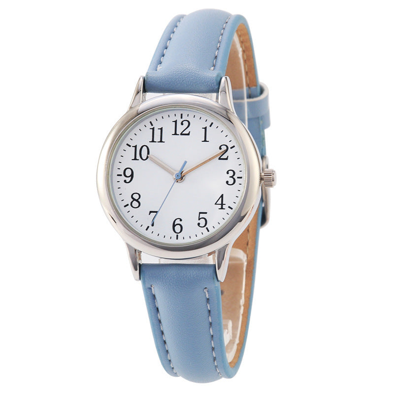 Women's waterproof belt quartz watch