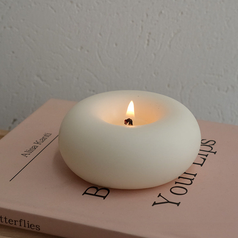 Ins Style Donut Ring Aromatherapy Candle Creative Home