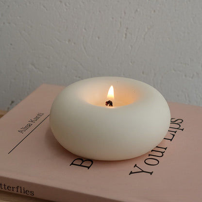 Ins Style Donut Ring Aromatherapy Candle Creative Home