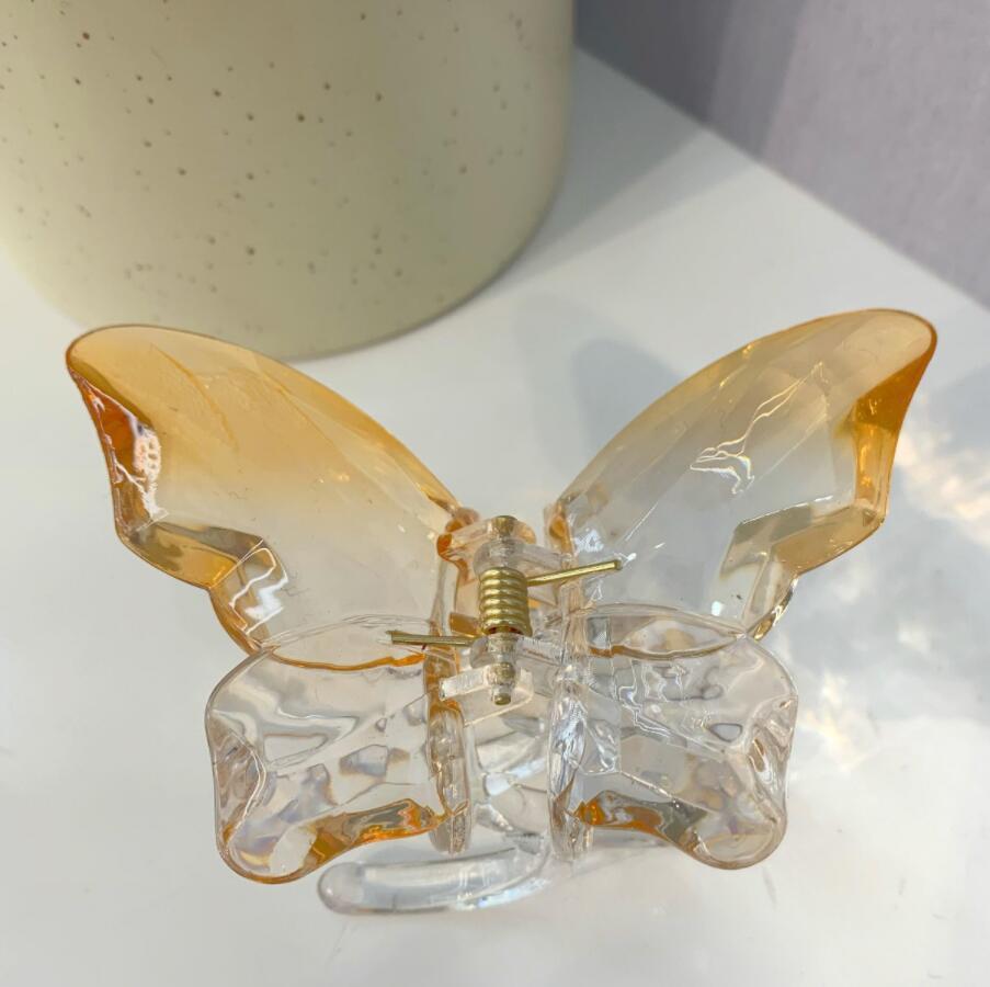 Korean Super Fairy Butterfly Hairpin Frosted Shark Headgear
