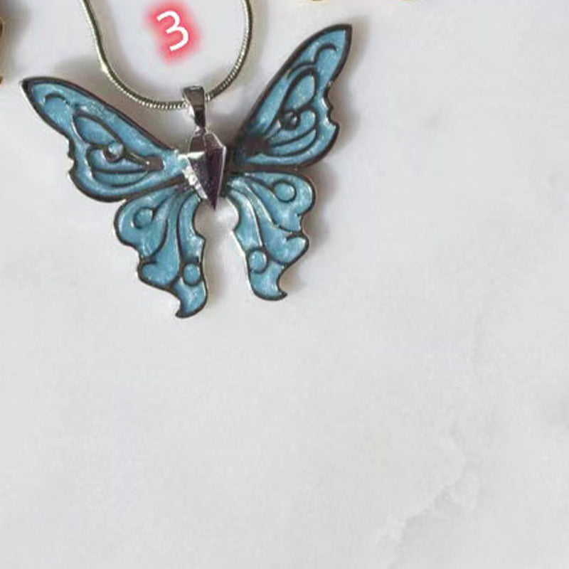 New Fashion Pearl Butterfly Necklace