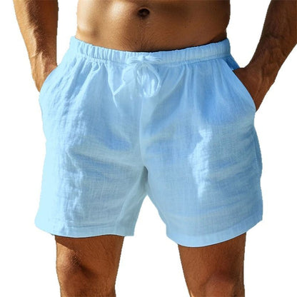 Pure Cotton Casual Solid Color Breathable Outdoor Short Shorts