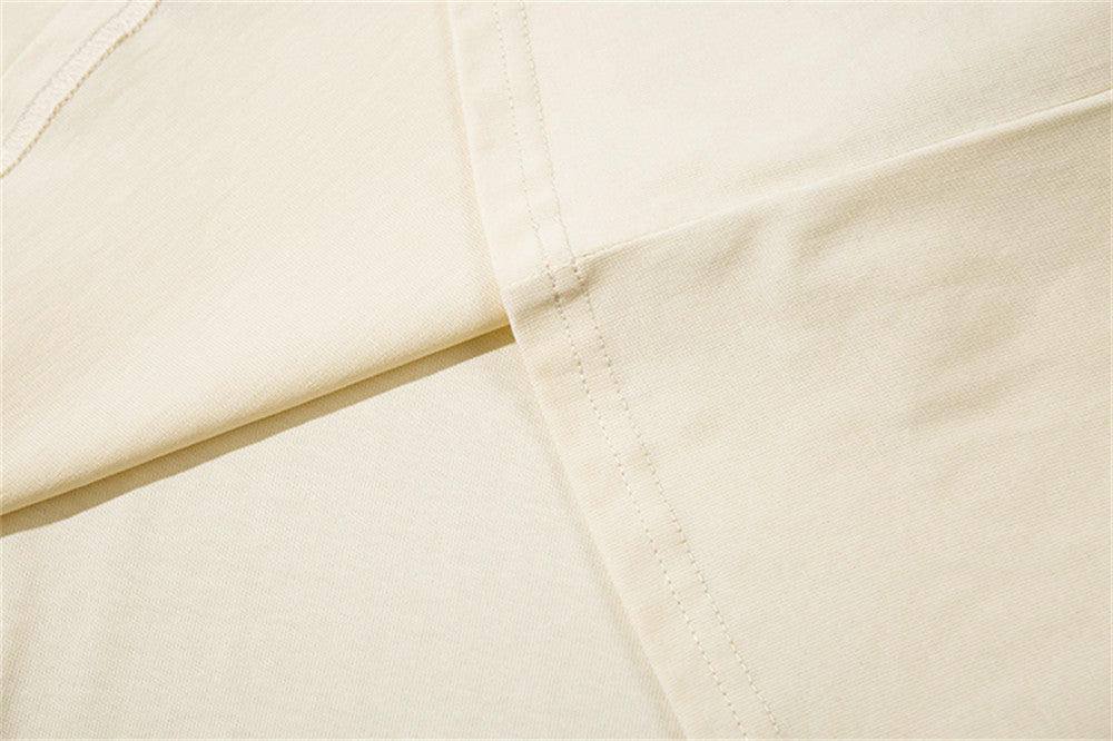 Men's Cotton Casual Round Neck Cartoon Anime Print T-shirt