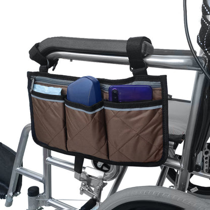 Wheelchair Side Armrest Storage Bag