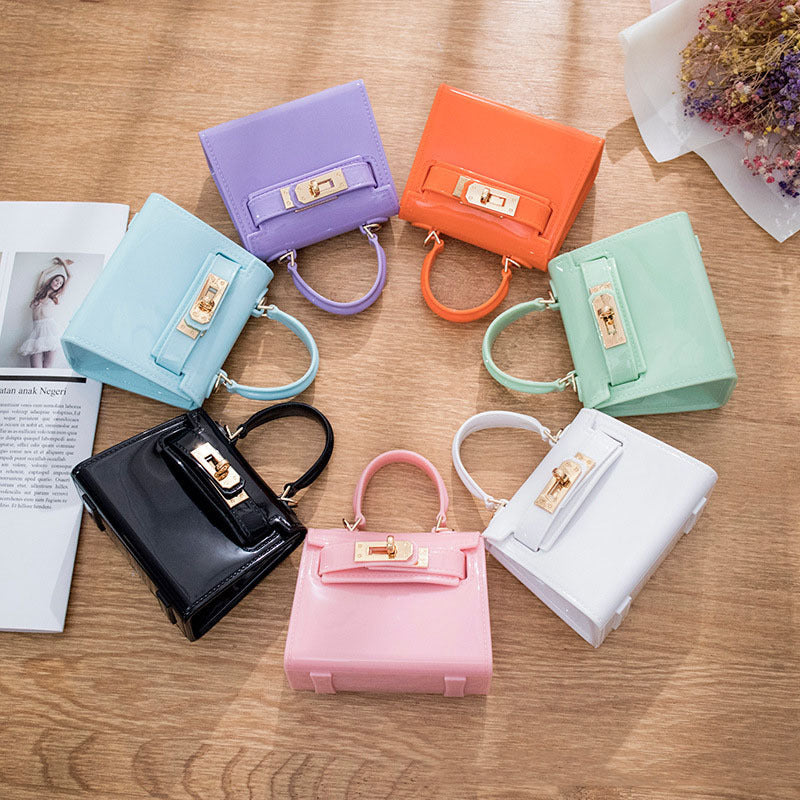 Fashion Ladies Simple PVC Jelly Bag