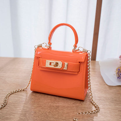 Fashion Ladies Simple PVC Jelly Bag