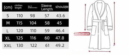 Women's Polyester Hooded Nightgown Homewear Hotel Couple Bathrobe