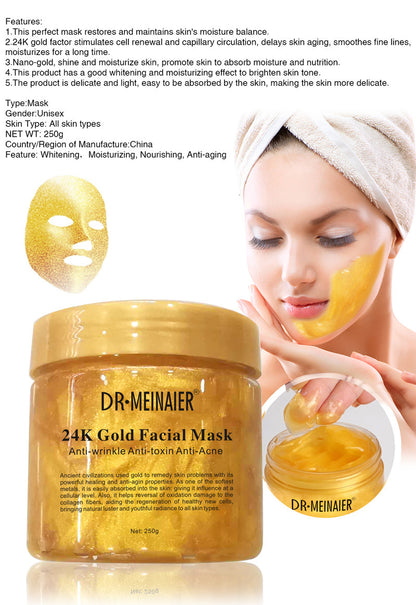 Daub-Type 24k Gold Collagen Repair Sleep Mask
