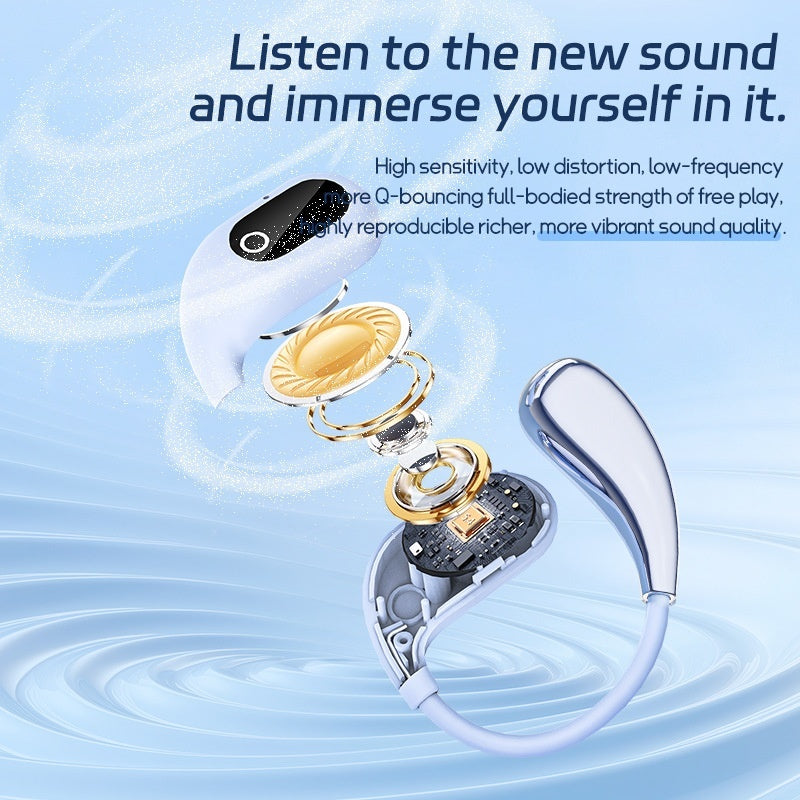 AI Smart Translation Wireless Bluetooth Headset Ear-mounted