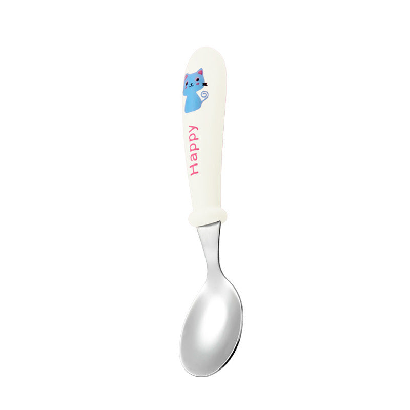304 Children's Cutlery Set Short Handle Stainless Steel Spoon