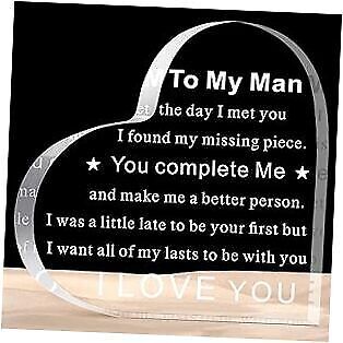 New Acrylic Transparent Heart Decoration Gifts