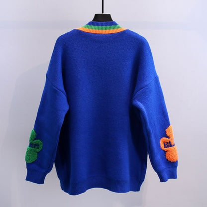 Coat Women's Western Style Knitted Cardigan