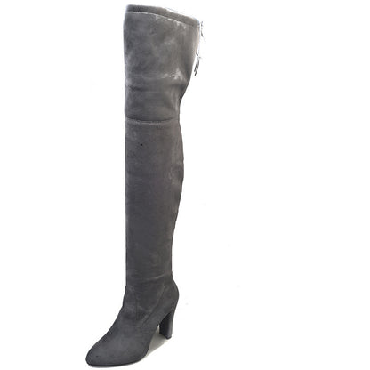 European And American Pointed Thick Heel Over The Knee Boots Stretch Boots Women