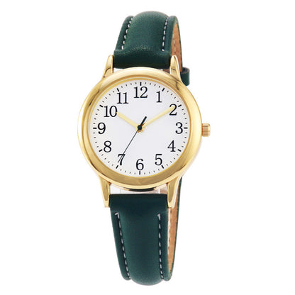 Women's waterproof belt quartz watch