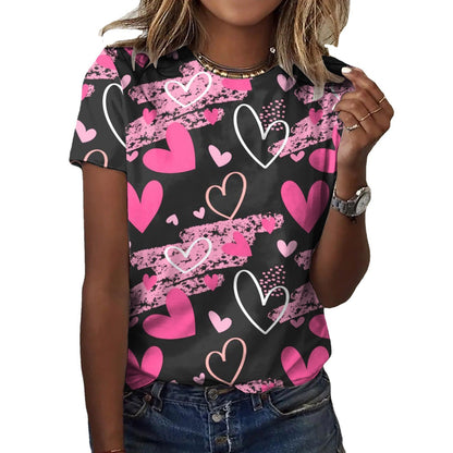 3D Digital Printing Summer New Loose Fashion Brand T-shirt For Women