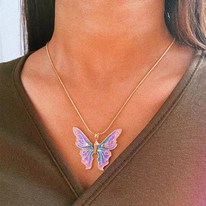 New Fashion Pearl Butterfly Necklace