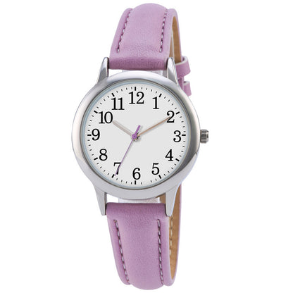 Women's waterproof belt quartz watch
