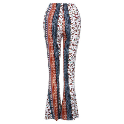 Retro leggings worn outside