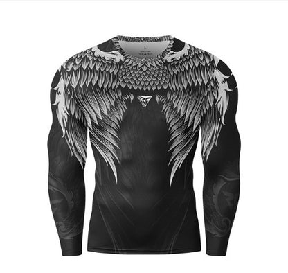 3D Printed Loose Round Neck Pullover Men's T-shirt