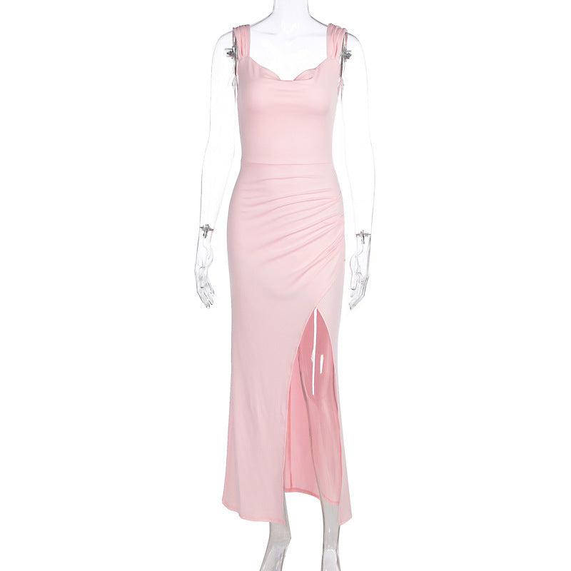 Women's Fashion Sleeveless Lace-up Dress