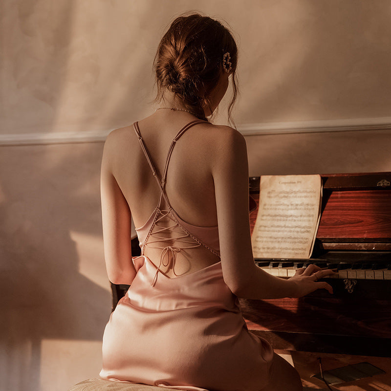 Ice ribbon for sleeping dress