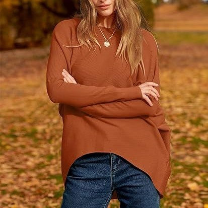 Women's Long-sleeved Casual Loose Top T-shirt