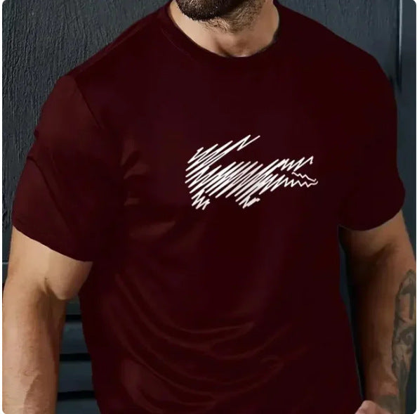 Men's Casual T-shirt 3d Printed Short Sleeve Shirt