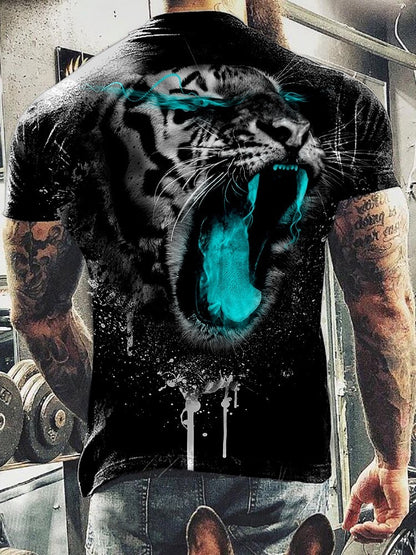 Animal Beast Lion Summer Men's T-Shirt