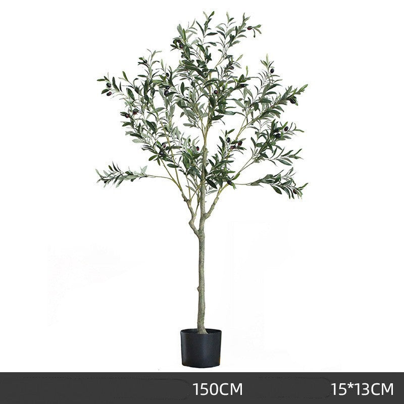 Large Simulation Plant Olive Tree Indoor Window Decoration Simulation Tree