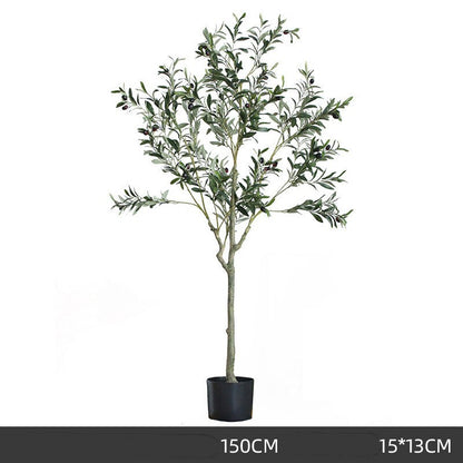 Large Simulation Plant Olive Tree Indoor Window Decoration Simulation Tree