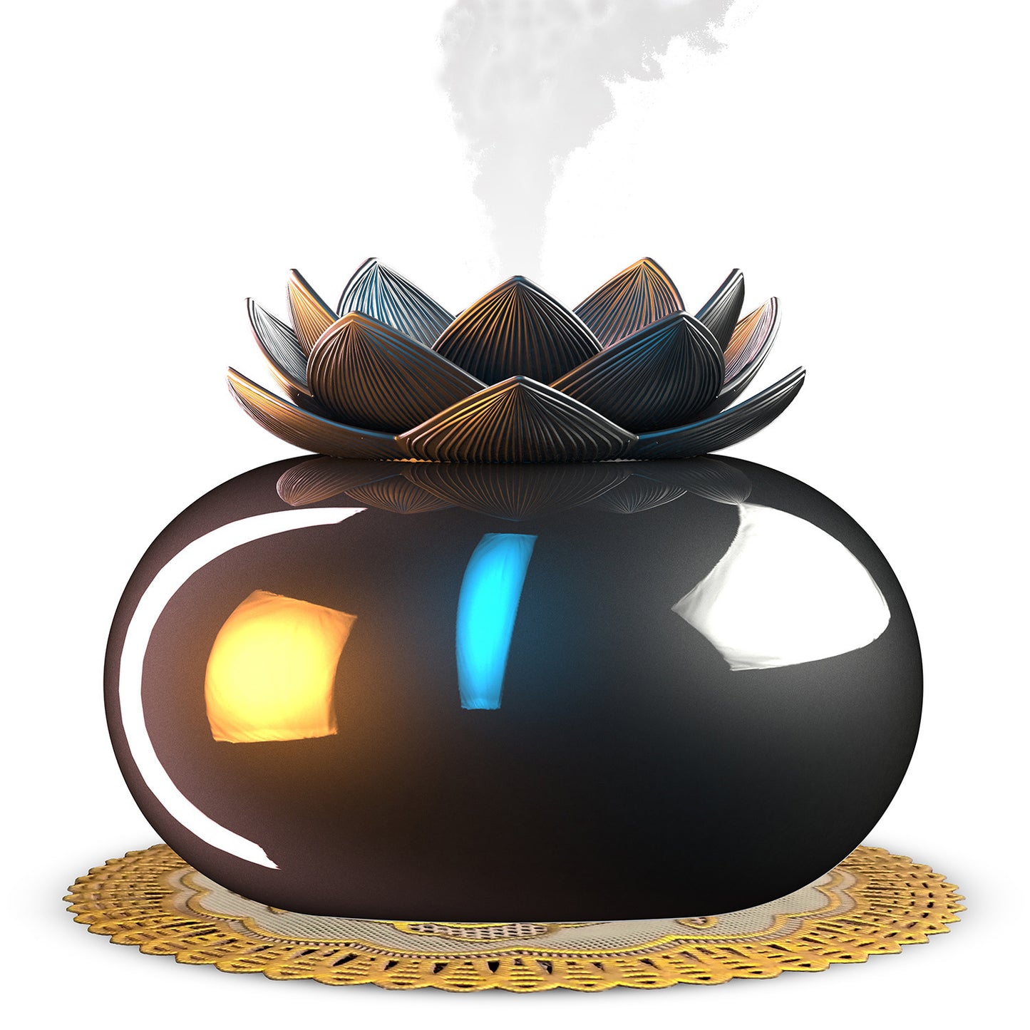 New Lotus Aromatherapy Humidifier USB Replenishing Water