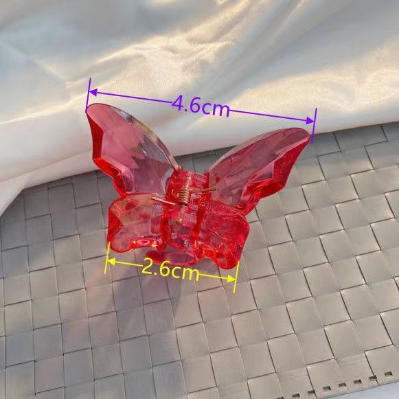 Korean Super Fairy Butterfly Hairpin Frosted Shark Headgear