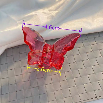 Korean Super Fairy Butterfly Hairpin Frosted Shark Headgear