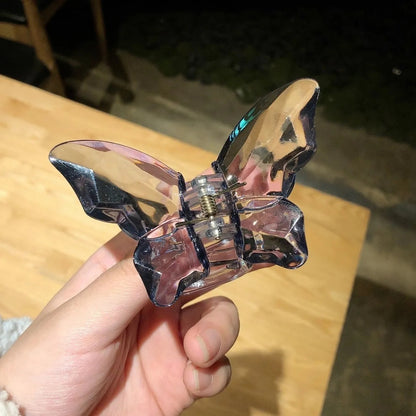Korean Super Fairy Butterfly Hairpin Frosted Shark Headgear