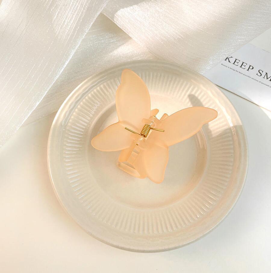 Korean Super Fairy Butterfly Hairpin Frosted Shark Headgear